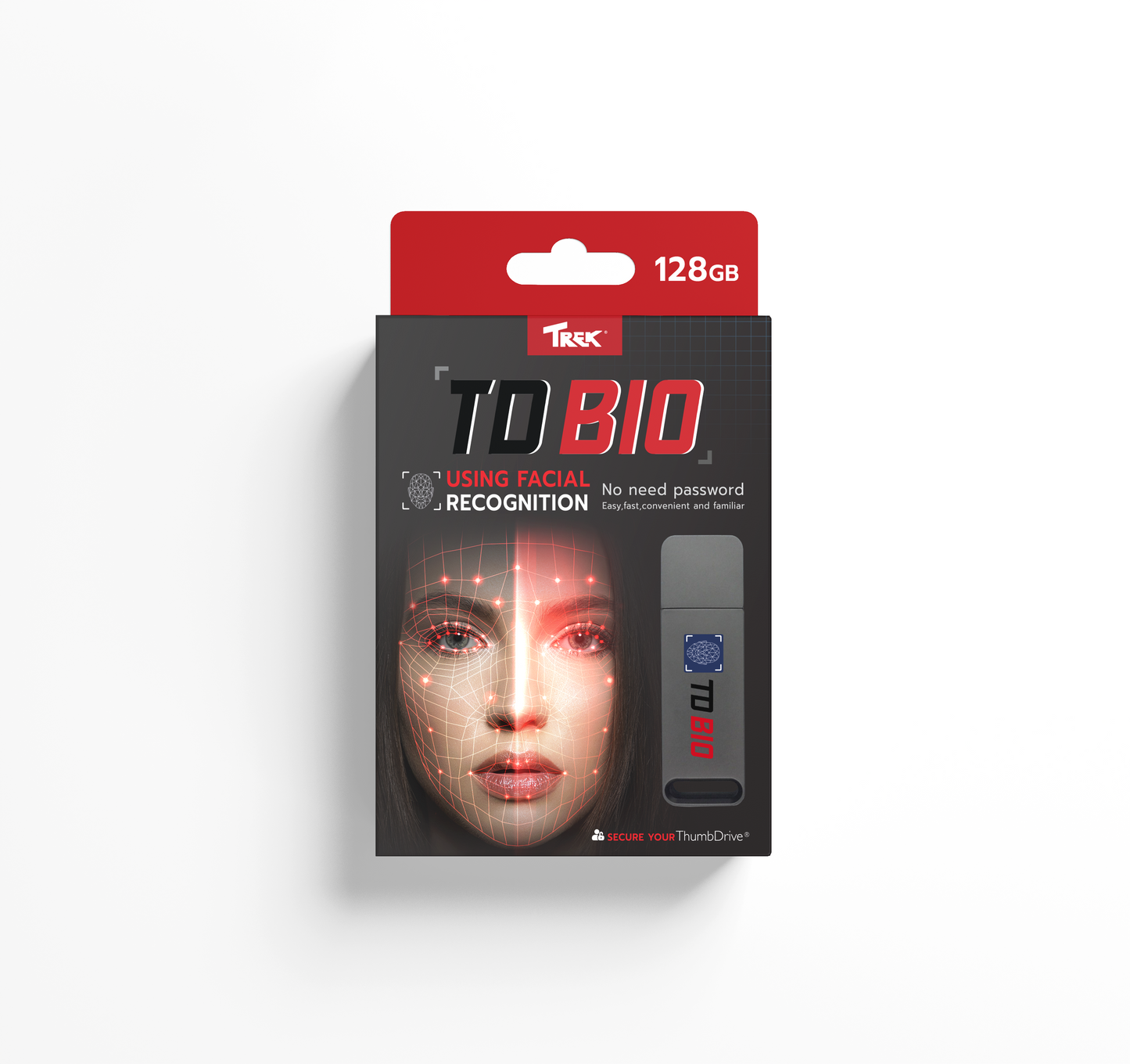 TREK TD BIO Thumbdrive™ - BIOMETRIC Encrypted