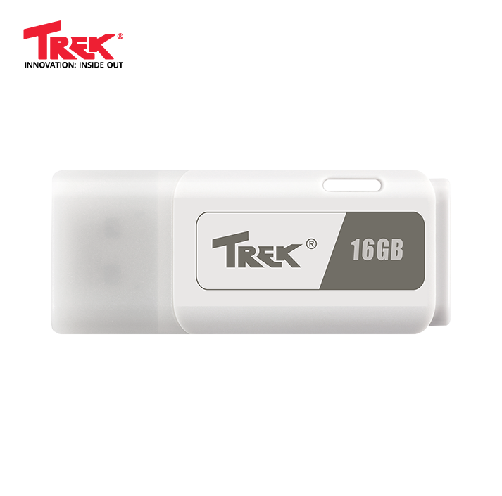 TREK TD WHITE THUMBDRIVE™ CLASSIC SLIM 'N' SLEEK