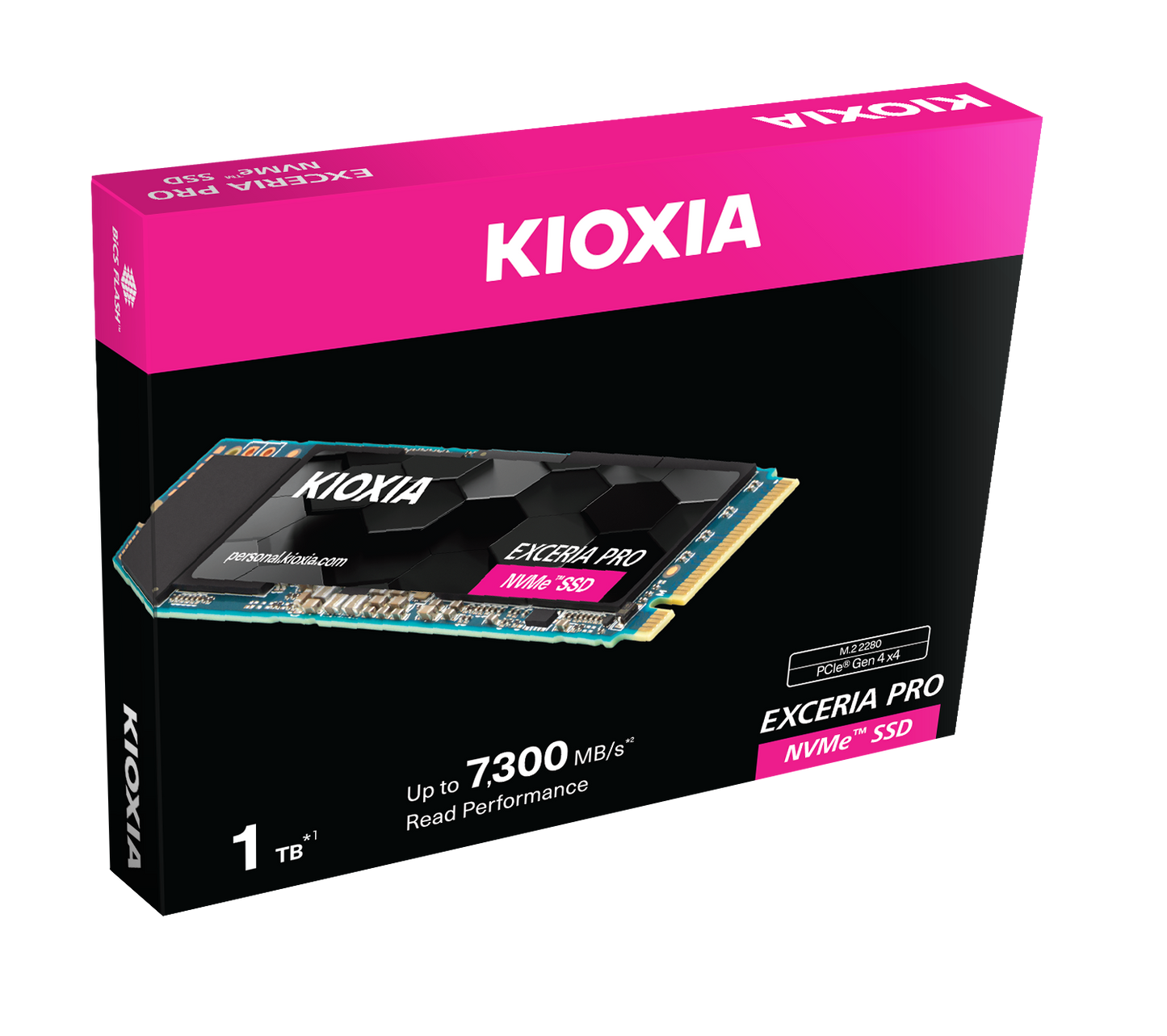 KIOXIA Exceria PRO NVME M.2. 2280 1TB RW 7300/6400 MB/s